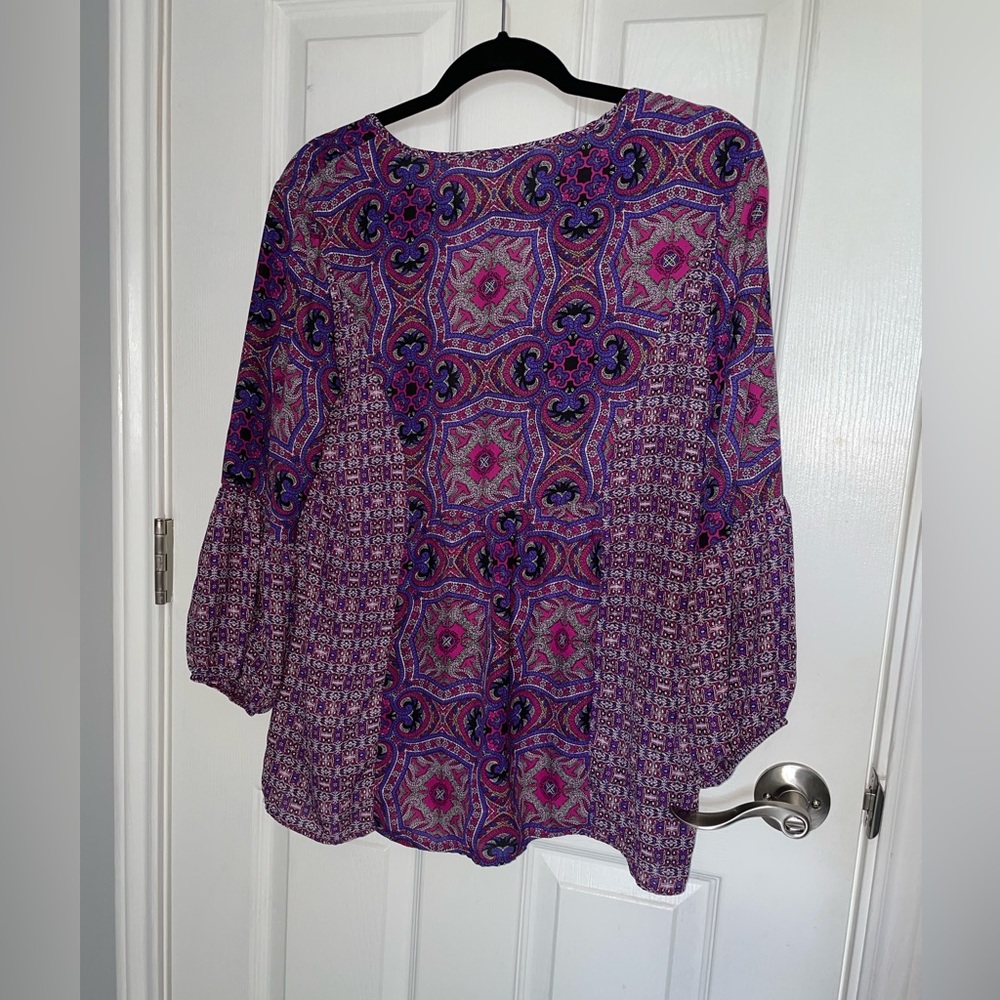 Purple blouse